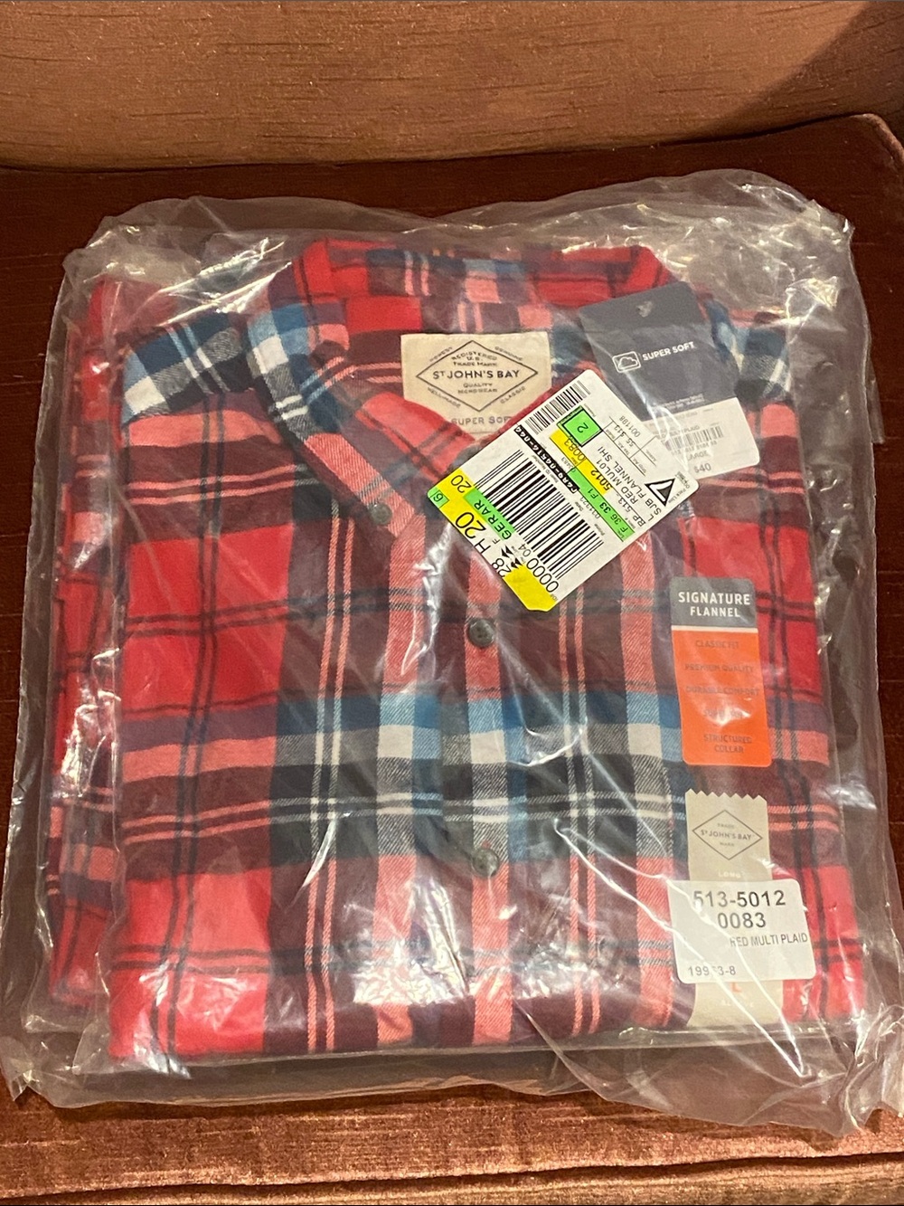 St. John's Bay Signature Super Soft Flannel